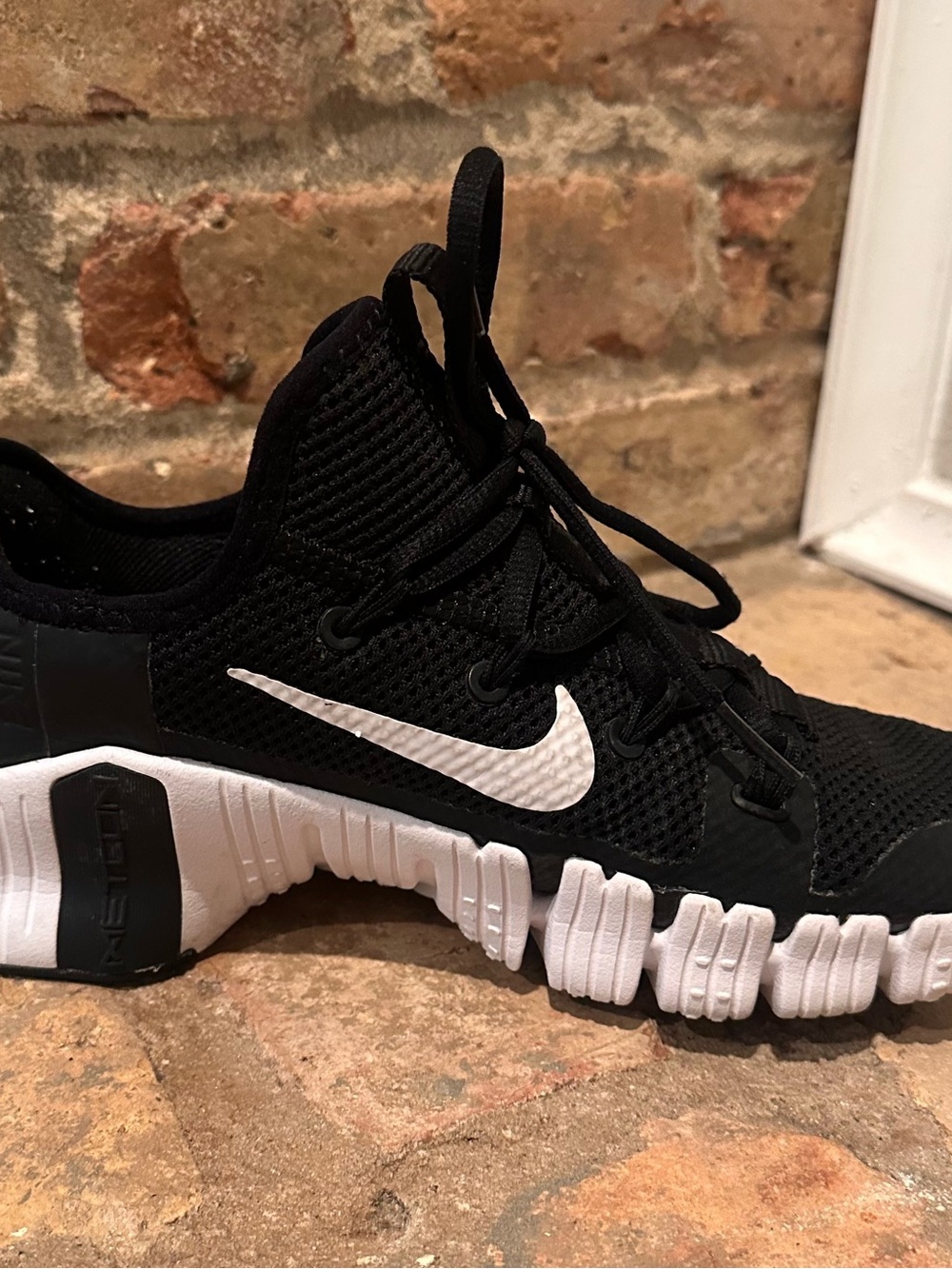 Nike Kids Black and White Training Sneakers